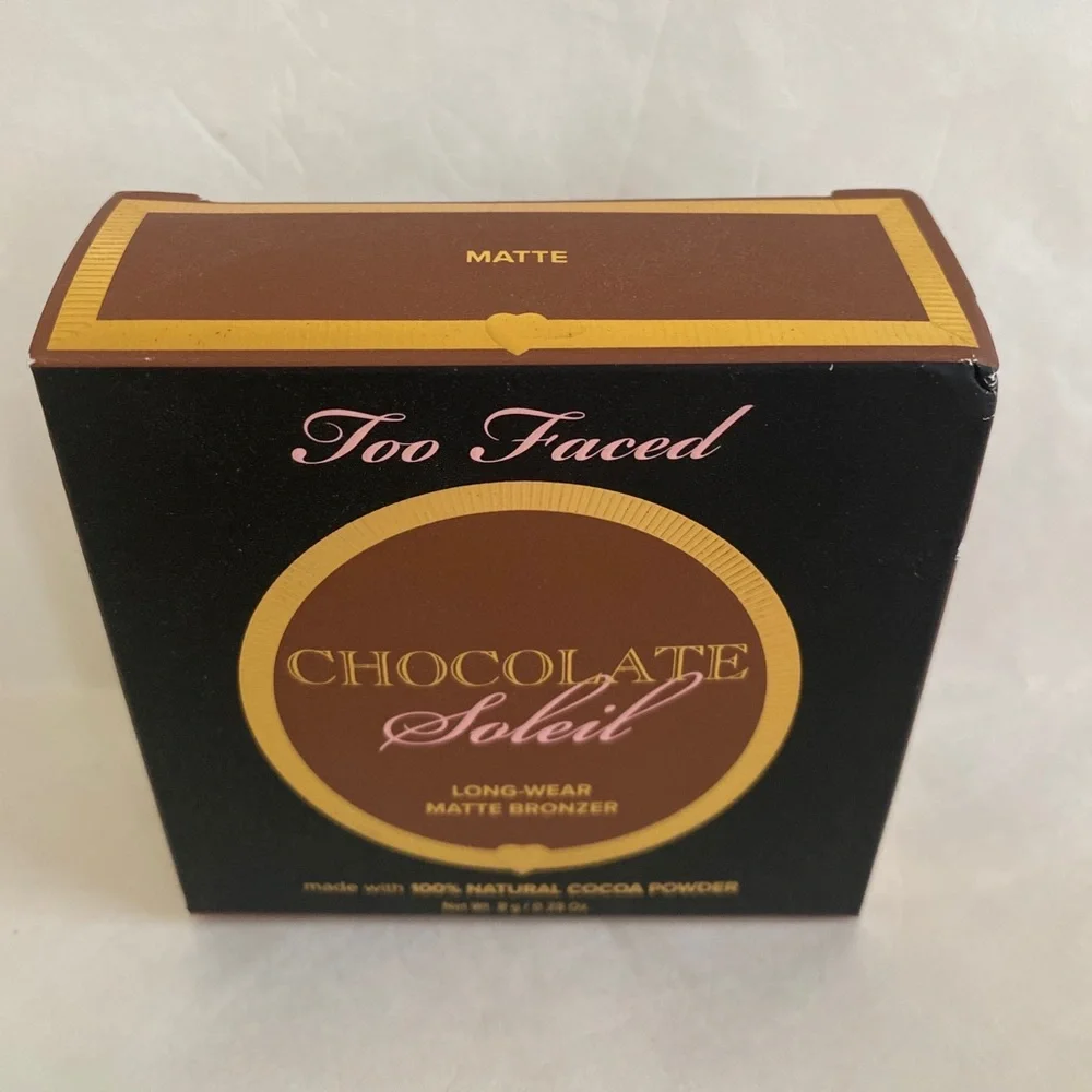 TOO FACED Matte Chocolate Soleil Bronzer NIB 0.28oz $34